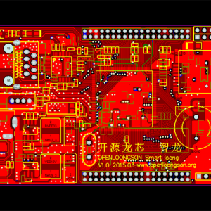 开源龙芯主板首发纪念版PCB设计完成 199元可刻纪念文字